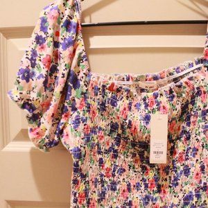Franchescas Floral Puff Sleeve Top